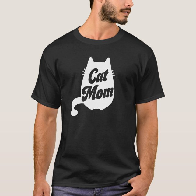 Camiseta Mãe de Gato Kitty Mamãe Mãe Gatinho (Frente)