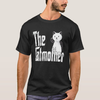 Camiseta Mãe de Gato Louca Fofa Mãe de Gatinho Mamãe de Gat