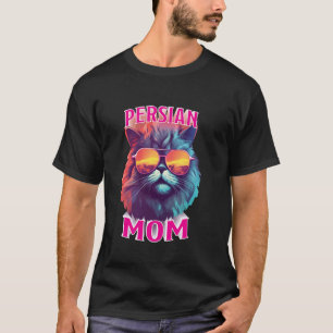 Camiseta Mãe de Gato MÃE DE GATO PERSA Amante de Gatos Gato
