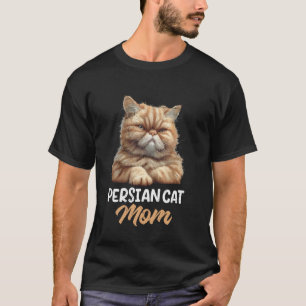Camiseta Mãe de Gato MÃE DE GATO PERSA Amantes de Gato Gato
