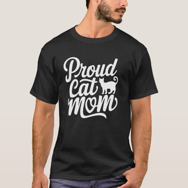 Camiseta Mãe de Gato Orgulhosa (Frente)
