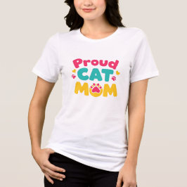 Camiseta Mãe de Gato Orgulhoso