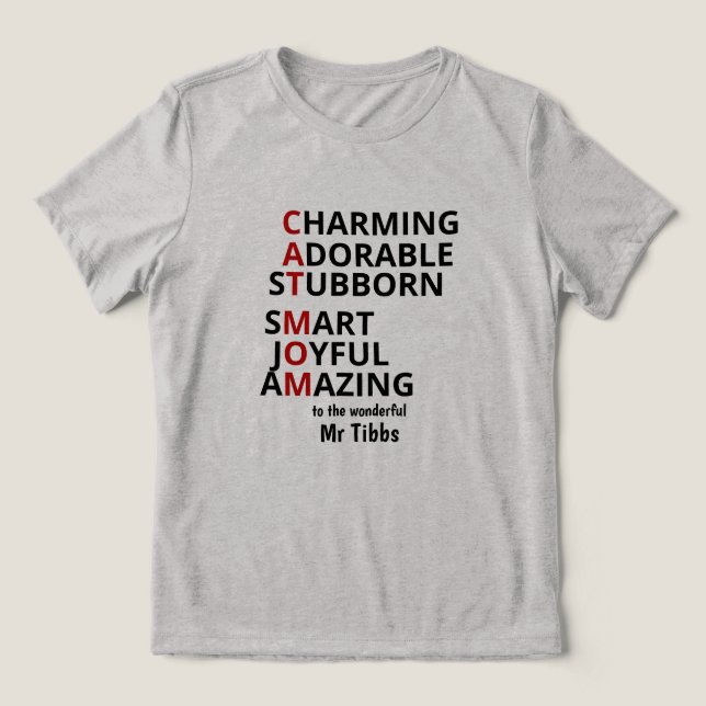 Camiseta Mãe de Gato Personalizada Amante de Gato  (Design frontal)