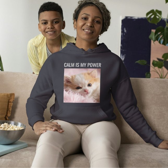 Camiseta Mãe de Gato Personalizada Texto Branco Cinza Escur (Criador carregado)