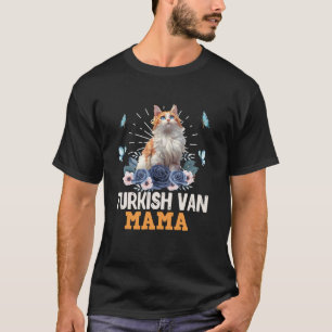 Camiseta Mãe de Gato TURKISH VAN Mamãe TURKISH VAN MÃE DE G