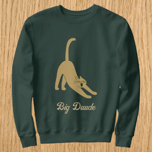 Camiseta Mãe de Gato Verde Moderno e Sofisticado com Humor