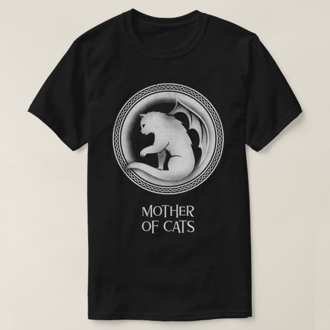 Camiseta Mãe de gatos (Frente do Design)