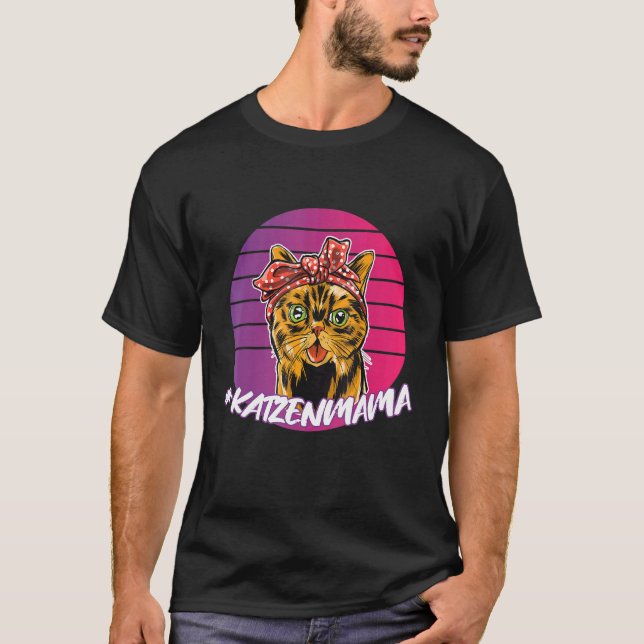 Camiseta Mãe De Gatos E Pai Para Gatos (Frente)