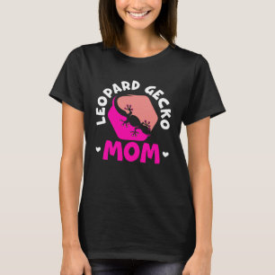 Camiseta Mãe de Gecko Leopardo Réptil Gecko Leopardo Lagart