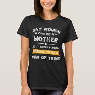 Camiseta Mãe de Gêmeos Engraçado Dia de as mães Present