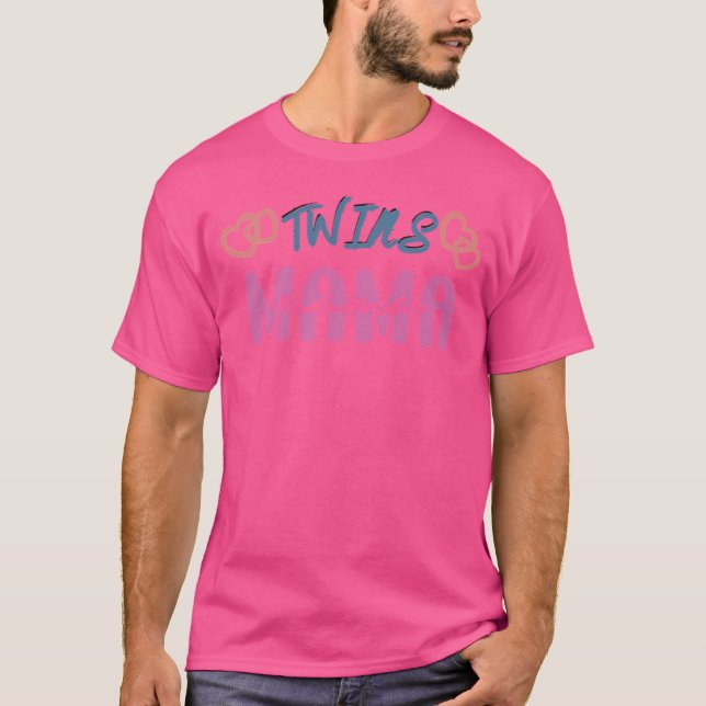Camiseta Mãe De Gêmeos - Mamães De Serem Iênciãos (Frente)
