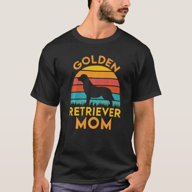 Camiseta Mãe de Golden Retriever Premium (Frente)