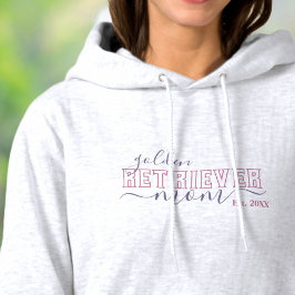 Camiseta Mãe de Golden Retriever Varsity Script Estabelecid