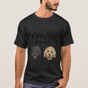 Camiseta Mãe de Goldendoodle - Doodle Mamãe Bonita Goldendo