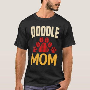 Camiseta Mãe de Goldendoodle - Doodle Mamãe Bonitinha Dogpr