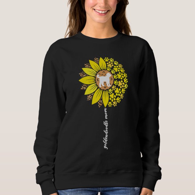 Camiseta Mãe De Goldendoodle Para Mulheres Cachorro De Dodl (Frente)