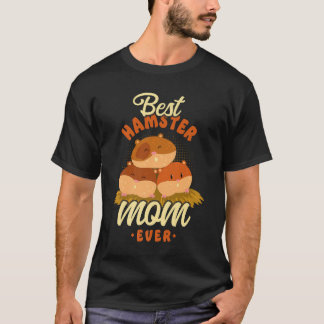 Camiseta Mãe de Hamster Melhor Hamster Mãe