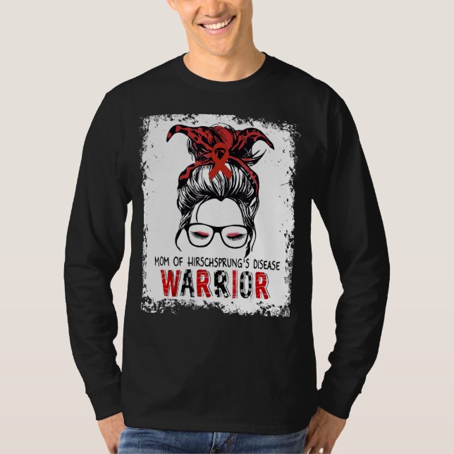 Camiseta Mãe de Hirschsprung's Disease Sadio Ribbon (Frente)