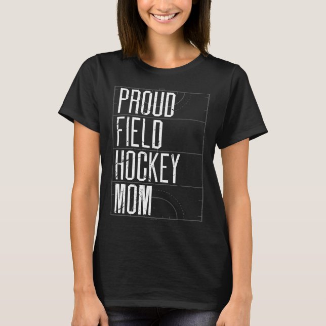 Camiseta Mãe de Hockey de Campo Vintage (Frente)