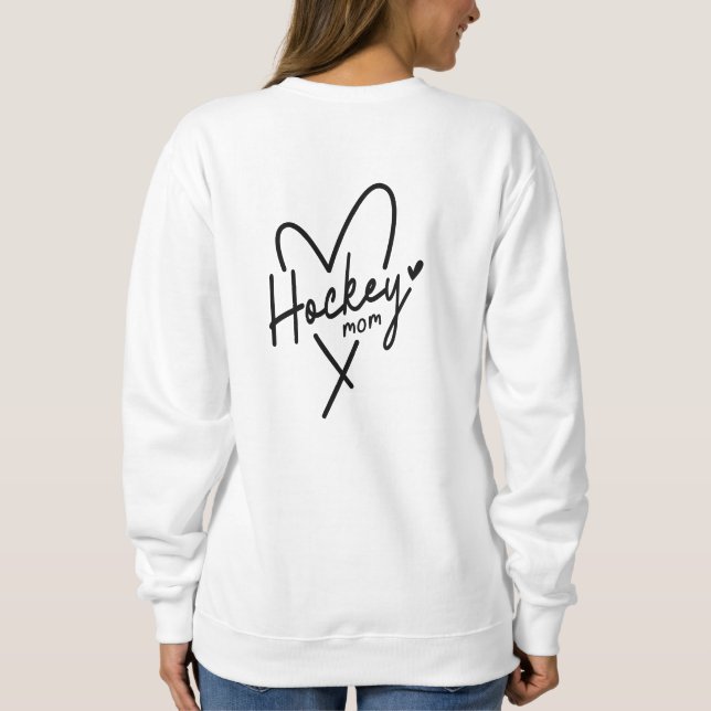 Camiseta Mãe de Hockey Fofa (Verso)