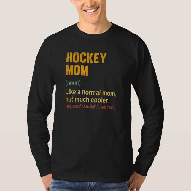 Camiseta Mãe de Hóquei em Hóquei em Hóquei (Frente)