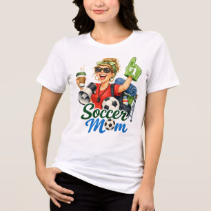 Camiseta Mãe de jogador de futebol engraçada