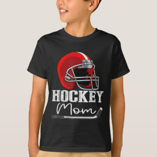 Camiseta Mãe de jogador de hóquei engraçada