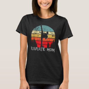 Camiseta Mãe de Karatê Clássico e Legal arte marcial japone