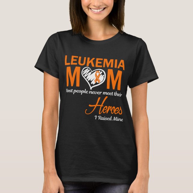 Camiseta Mãe de Leucemia Eu Criei o Meu (Frente)
