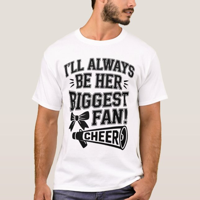 Camiseta Mãe de líder de torcida engraçada liderando a equi (Frente)