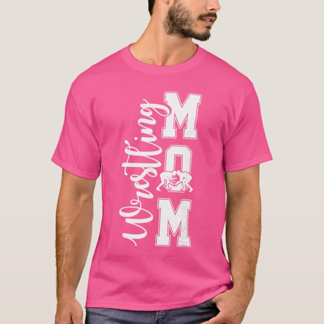 Camiseta Mãe de Luta Mãe Lutadora Mãe Engraçada de Luta (Frente)