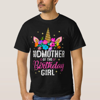 Camiseta Mãe De Mãe De Aniversário Dotada De Unicórnio