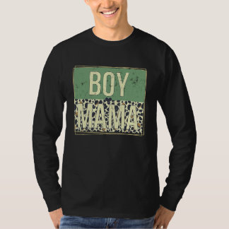 Camiseta Mãe de Menino Leopardo Dia das Mães