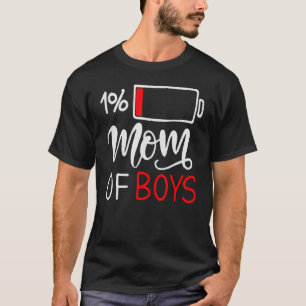 Camiseta Mãe De Meninos Cansados, Meninas De Baixo Consumo