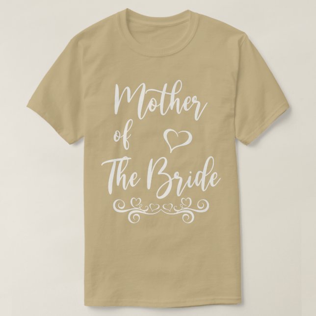 Camiseta Mãe de Noiva e Casamento de noiva (Frente do Design)