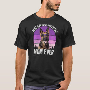 Camiseta Mãe de Ovelheiro Alemão Feminino Mulheres Cachorro