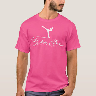 Camiseta Mãe de Patinador de Patinação no Gelo