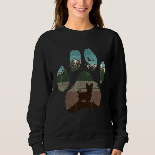 Camiseta Mãe de Patinha Morkie Pai Cachorro Mulheres