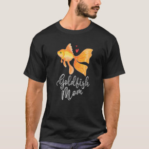Camiseta Mãe de Peixe Dourado Aquarista Viciado em Aquário