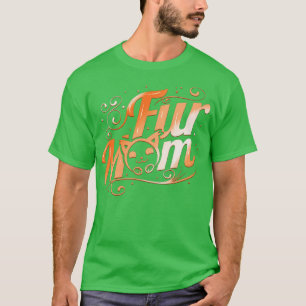 Camiseta Mãe De Peles De Gato Fluffy Na Quinta-Feira