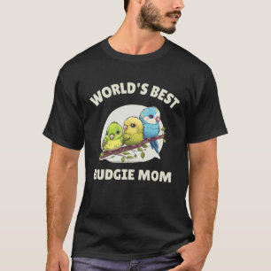Camiseta Mãe de periquito australiano Periquito ave 47