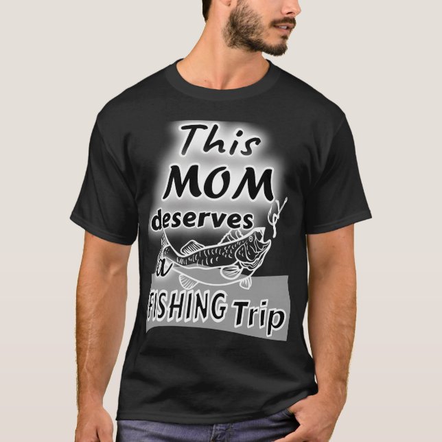 Camiseta Mãe de Pesca Monkauk (Frente)