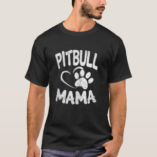 Camiseta Mãe de Pitbull Presente de Cachorro Amante de Pit