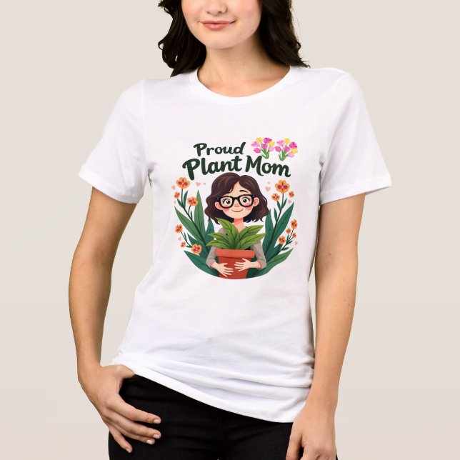 Camiseta Mãe de Planta Orgulhosa (Frente)
