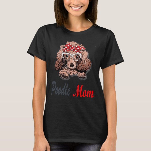 Camiseta mãe de poodle (Frente)
