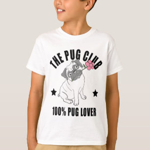 Camiseta Mãe de Pug Engraçada Amante de Cachorro Fofo Desen