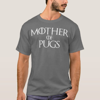 Camiseta Mãe de Pugs Parody engraçado
