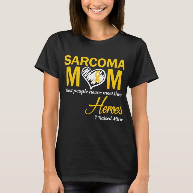 Camiseta Mãe de Sarcoma Eu Levantei o Meu (Frente)
