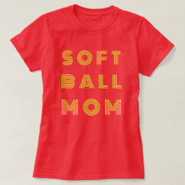 Camiseta Mãe de Softball | Dia do Jogo | Mama de Softball P