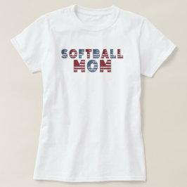 Camiseta Mãe de Softball | Dia do Jogo | Mama Softball